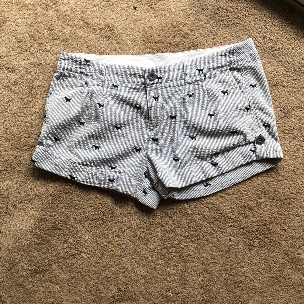 Victoria’s Secret Blue seersucker shorts